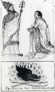 104190 Portret van Gijsbert van Brederode, geboren 1416, bisschop van Utrecht (1455-1457), overleden 1475. Ten voeten ...